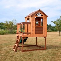 Backyard Discovery Spielhaus mit Rutsche »Echo Heights«, , BxHxLxT: 190 x 230 x 310 x 310 cm Backyard Discovery Spielhaus mit Rutsche »Echo Heights«, , BxHxLxT: 190 x 230 x 310 x 310 cm