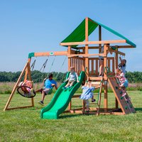 Backyard Discovery Spielturm, BxHxT: 380 x 300 x 410 cm – braun | gruen Backyard Discovery Spielturm, BxHxT: 380 x 300 x 410 cm – braun | gruen