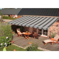 SPETTMANN Halbkassettenmarkise »Sky Fix«, Textil/Aluminium/Stahl, Manuell – silberfarben SPETTMANN Halbkassettenmarkise »Sky Fix«, Textil/Aluminium/Stahl, Manuell – silberfarben