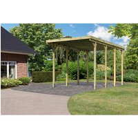 KARIBU Caravan-Carport, natur, Kiefernholz, BxT: 384 x 588 cm – beige KARIBU Caravan-Carport, natur, Kiefernholz, BxT: 384 x 588 cm – beige