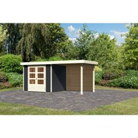 KARIBU Gartenhaus »Askola 3«, Holz, BxHxT: 242 x 2110 x 217 cm (Außenmaße) – grau KARIBU Gartenhaus »Askola 3«, Holz, BxHxT: 242 x 2110 x 217 cm (Außenmaße) – grau