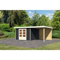 KARIBU Gartenhaus »Askola 6«, Holz, BxHxT: 302 x 2160 x 306 cm (Außenmaße) – grau KARIBU Gartenhaus »Askola 6«, Holz, BxHxT: 302 x 2160 x 306 cm (Außenmaße) – grau