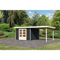 KARIBU Gartenhaus »Askola 6«, Holz, BxHxT: 302 x 2160 x 306 cm (Außenmaße) – grau KARIBU Gartenhaus »Askola 6«, Holz, BxHxT: 302 x 2160 x 306 cm (Außenmaße) – grau