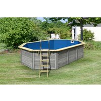 KARIBU Pool, grau, 19150 l KARIBU Pool, grau, 19150 l