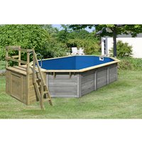 KARIBU Pool, grau, 19150 l KARIBU Pool, grau, 19150 l