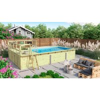 KARIBU Pool, beige, 15500 l KARIBU Pool, beige, 15500 l