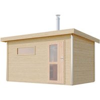 KARIBU Sauna »Skrollan 3«, (Außenmaß) BxHxL: 396 x 239 x 231 cm, 2-Sitzplätze – beige KARIBU Sauna »Skrollan 3«, (Außenmaß) BxHxL: 396 x 239 x 231 cm, 2-Sitzplätze – beige