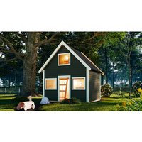 KARIBU Kinderspielhaus »Kalle«, BxHxT: 212,5 x 253 x 183,5 cm – grau (Rabatt: 22 %) KARIBU Kinderspielhaus »Kalle«, BxHxT: 212,5 x 253 x 183,5 cm – grau (Rabatt: 22 %)