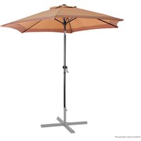 Ondis24 Sonnenschirm, Ø Schirm: 2,5 m, Höhe: 232 cm – braun Ondis24 Sonnenschirm, Ø Schirm: 2,5 m, Höhe: 232 cm – braun