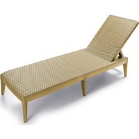 Ondis24 Gartenliege »Numana«, BxH: 183 x 28,5 cm, Kunststoff – beige Ondis24 Gartenliege »Numana«, BxH: 183 x 28,5 cm, Kunststoff – beige