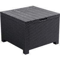 Ondis24 Gartentisch, BxL: 59 x 59 cm, Kunststoff – grau Ondis24 Gartentisch, BxL: 59 x 59 cm, Kunststoff – grau