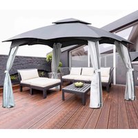 Ondis24 Pavillon »Gazebo«, rechteckig, BxT: 300 x 400 cm – weiss Ondis24 Pavillon »Gazebo«, rechteckig, BxT: 300 x 400 cm – weiss