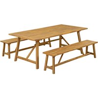 GARDEN PLEASURE Gartenmöbelset »SYDNEY«, 5 Sitzplätze, max. Belastung: 120 kg – beige GARDEN PLEASURE Gartenmöbelset »SYDNEY«, 5 Sitzplätze, max. Belastung: 120 kg – beige