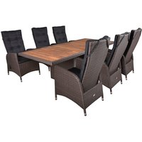 GARDEN PLEASURE Gartenmöbelset »BRAGA«, 6 Sitzplätze, max. Belastung: 110 kg – grau Rabatt: 18 % GARDEN PLEASURE Gartenmöbelset »BRAGA«, 6 Sitzplätze, max. Belastung: 110 kg – grau Rabatt: 18 %