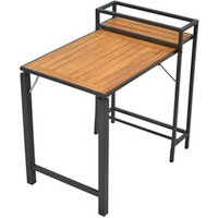 MERXX Gartentisch »Santorin«, BxHxT: 60 x 87 x 93 cm, Aluminium/Akazie – braun Rabatt: 18 % MERXX Gartentisch »Santorin«, BxHxT: 60 x 87 x 93 cm, Aluminium/Akazie – braun Rabatt: 18 %