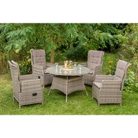 MERXX Gartenmöbelset »Riviera«, 9-tlg., Stahl/Kunststoffgeflecht, pulverbeschichtet – braun Rabatt: 18 % MERXX Gartenmöbelset »Riviera«, 9-tlg., Stahl/Kunststoffgeflecht, pulverbeschichtet – braun Rabatt: 18 %