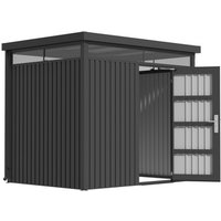 Mr. GARDENER Gartenhaus, Metall, BxHxT: 254 x 218 x 194 cm (Außenmaße) – schwarz Mr. GARDENER Gartenhaus, Metall, BxHxT: 254 x 218 x 194 cm (Außenmaße) – schwarz
