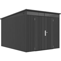 Mr. GARDENER Gerätehaus, Metall, BxHxT: 240 x 201 x 306 cm (Außenmaße inkl. Dachüberstand) – schwarz Mr. GARDENER Gerätehaus, Metall, BxHxT: 240 x 201 x 306 cm (Außenmaße inkl. Dachüberstand) – schwarz