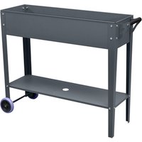 FLORAWORLD Hochbeet, anthrazit matt, BxH: 41 x 80 cm, 68 l – schwarz FLORAWORLD Hochbeet, anthrazit matt, BxH: 41 x 80 cm, 68 l – schwarz