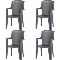 PROGARDEN Stapelsessel »Eden«, 4er-Set, Kunststoff – grau Rabatt: 25 % PROGARDEN Stapelsessel »Eden«, 4er-Set, Kunststoff – grau Rabatt: 25 %
