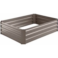 SIENA GARDEN Hochbeet, BxHxL: 90 x 30 x 120 cm, Metall – grau SIENA GARDEN Hochbeet, BxHxL: 90 x 30 x 120 cm, Metall – grau