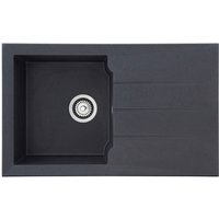 RESPEKTA Spüle, BxHxL: 81 x 21 x 50 cm, Granit – schwarz – Rabatt: 33 % RESPEKTA Spüle, BxHxL: 81 x 21 x 50 cm, Granit – schwarz – Rabatt: 33 %