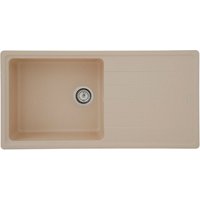 RESPEKTA Spüle, BxHxL: 100 x 18,5 x 50 cm, Granit – beige – Rabatt: 33 % RESPEKTA Spüle, BxHxL: 100 x 18,5 x 50 cm, Granit – beige – Rabatt: 33 %