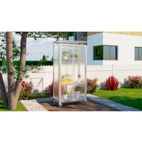 VITAVIA Balkongewächshaus, BxHxL: 8,1 x 168,2 x 42,8 cm – silberfarben VITAVIA Balkongewächshaus, BxHxL: 8,1 x 168,2 x 42,8 cm – silberfarben