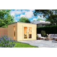 LASITA MAJA Ferienhaus »Palermo«, Holz, BxHxT: 300 x 223,3 x 302 cm (Außenmaße inkl. Dachüberstand) – braun | Fichte LASITA MAJA Ferienhaus »Palermo«, Holz, BxHxT: 300 x 223,3 x 302 cm (Außenmaße inkl. Dachüberstand) – braun | Fichte