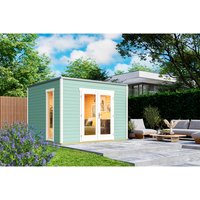 LASITA MAJA Gartenhaus »Palermo«, Holz, BxHxT: 300 x 223.3 x 302 cm (Außenmaße) – gruen LASITA MAJA Gartenhaus »Palermo«, Holz, BxHxT: 300 x 223.3 x 302 cm (Außenmaße) – gruen