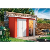 LASITA MAJA Gartenhaus »Bari«, Holz, BxHxT: 320 x 233.7 x 135 cm (Außenmaße) – rot LASITA MAJA Gartenhaus »Bari«, Holz, BxHxT: 320 x 233.7 x 135 cm (Außenmaße) – rot