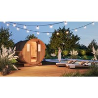 WOLFF FINNHAUS Fasssauna »Basic«, BxHxT: 205 x 210 x 230 cm, Fichtenholz – braun WOLFF FINNHAUS Fasssauna »Basic«, BxHxT: 205 x 210 x 230 cm, Fichtenholz – braun