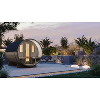 WOLFF FINNHAUS Fasssauna »Basic«, BxHxT: 205 x 210 x 280 cm, Fichtenholz – braun WOLFF FINNHAUS Fasssauna »Basic«, BxHxT: 205 x 210 x 280 cm, Fichtenholz – braun