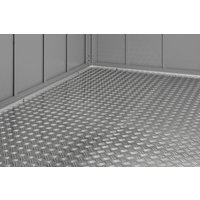 WOLFF FINNHAUS Fußboden »Berry«, Aluminium, alufarben, für Gartenhäuser – silberfarben WOLFF FINNHAUS Fußboden »Berry«, Aluminium, alufarben, für Gartenhäuser – silberfarben