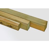 WOLFF Fundamenthölzer für Gartenhäuser, BxH: 400 x 7,5 cm, Kiefernholz – braun WOLFF Fundamenthölzer für Gartenhäuser, BxH: 400 x 7,5 cm, Kiefernholz – braun