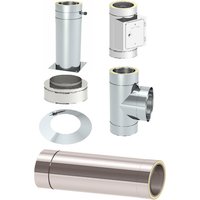 Tecnovis Außenwandkamin-Grundset »Zitec-Eco«, Ø130 mm – silberfarben (Rabatt: 21 %) Tecnovis Außenwandkamin-Grundset »Zitec-Eco«, Ø130 mm – silberfarben (Rabatt: 21 %)