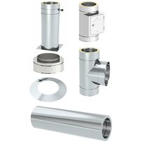 Tecnovis Außenwandkamin-Grundset »Zitec-Eco«, Ø130 mm – silberfarben (Rabatt: 21 %) Tecnovis Außenwandkamin-Grundset »Zitec-Eco«, Ø130 mm – silberfarben (Rabatt: 21 %)