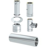 Tecnovis Außenwandkamin-Grundset »Zitec-Pro«, Ø130 mm – silberfarben (Rabatt: 12 %) Tecnovis Außenwandkamin-Grundset »Zitec-Pro«, Ø130 mm – silberfarben (Rabatt: 12 %)