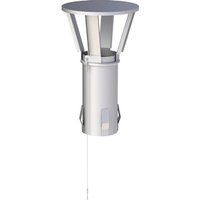 Tecnovis Regenhaube »Zitec-San«, Ø130 mm – silberfarben (Rabatt: 12 %) Tecnovis Regenhaube »Zitec-San«, Ø130 mm – silberfarben (Rabatt: 12 %)