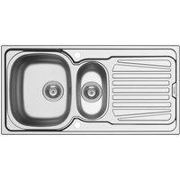 Pyramis Edelstahlspüle »Sparta«, Edelstahl, BxHxL: 100 x 50 cm – silberfarben – Rabatt: 20 % Pyramis Edelstahlspüle »Sparta«, Edelstahl, BxHxL: 100 x 50 cm – silberfarben – Rabatt: 20 %