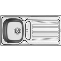 Pyramis Edelstahlspüle »Sparta«, Edelstahl, BxHxL: 100 x 50 cm – silberfarben – Rabatt: 20 % Pyramis Edelstahlspüle »Sparta«, Edelstahl, BxHxL: 100 x 50 cm – silberfarben – Rabatt: 20 %