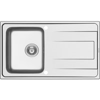 Pyramis Edelstahlspüle »Alea«, Edelstahl, BxHxL: 86 x 50 cm – silberfarben – Rabatt: 20 % Pyramis Edelstahlspüle »Alea«, Edelstahl, BxHxL: 86 x 50 cm – silberfarben – Rabatt: 20 %