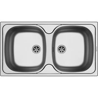 Pyramis Edelstahlspüle »E 78«, Edelstahl, BxL: 78 x 43,5 cm – silberfarben – Rabatt: 20 % Pyramis Edelstahlspüle »E 78«, Edelstahl, BxL: 78 x 43,5 cm – silberfarben – Rabatt: 20 %