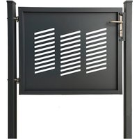 Einzeltor »Stockholm«, Aluminium, BxH: 120 x 160 cm – schwarz Rabatt: 25 % Einzeltor »Stockholm«, Aluminium, BxH: 120 x 160 cm – schwarz Rabatt: 25 %