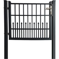 Einzeltor »Bremen«, Aluminium, BxH: 120 x 160 cm – schwarz Rabatt: 25 % Einzeltor »Bremen«, Aluminium, BxH: 120 x 160 cm – schwarz Rabatt: 25 %