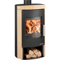 HAAS & SOHN Kaminofen »Bali«, woodstone, Naturstein, 6 kW, Zeitbrand geeignet – schwarz HAAS & SOHN Kaminofen »Bali«, woodstone, Naturstein, 6 kW, Zeitbrand geeignet – schwarz