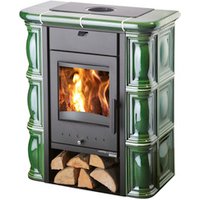 HAAS & SOHN Kaminofen »Tirol«, grün, Keramik, 6 kW, Zeit- und Dauerbrand geeignet – gruen HAAS & SOHN Kaminofen »Tirol«, grün, Keramik, 6 kW, Zeit- und Dauerbrand geeignet – gruen