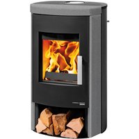 HAAS & SOHN Kaminofen »Bali«, grau, Naturstein, 6 kW, Zeitbrand geeignet – schwarz HAAS & SOHN Kaminofen »Bali«, grau, Naturstein, 6 kW, Zeitbrand geeignet – schwarz