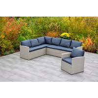 MERXX Gartenmöbelset »Chicago«, 7 Sitzplätze, Stahl/Kunststoffgeflecht, pulverbeschichtet – grau Rabatt: 18 % MERXX Gartenmöbelset »Chicago«, 7 Sitzplätze, Stahl/Kunststoffgeflecht, pulverbeschichtet – grau Rabatt: 18 %