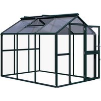 KGT Gewächshaus »Galant«, BxLxH: 2,16 x 3,08 x 2,38 m, 6,65 m², abschließbar – gruen Rabatt: 20 % KGT Gewächshaus »Galant«, BxLxH: 2,16 x 3,08 x 2,38 m, 6,65 m², abschließbar – gruen Rabatt: 20 %